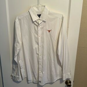 Vineyard Vines University of Texas Dress Shirt (Size Medium)